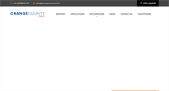 Desktop Screenshot of orangecounty.co.uk