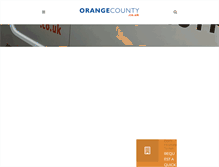 Tablet Screenshot of orangecounty.co.uk